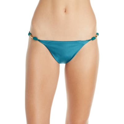 Vix Swimwear Watermelon Trim Bikini Bottoms, Blue/green