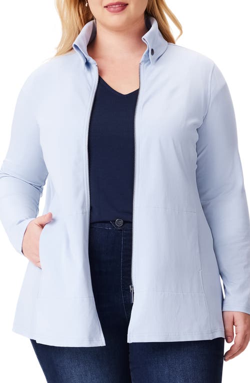 NIC+ZOE Pop Perfect Knit Jacket Powder Blue at Nordstrom,