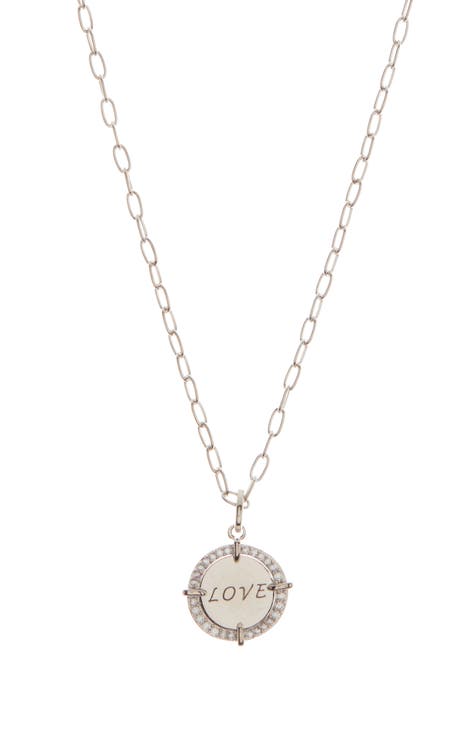 Love Medallion Pendant Necklace