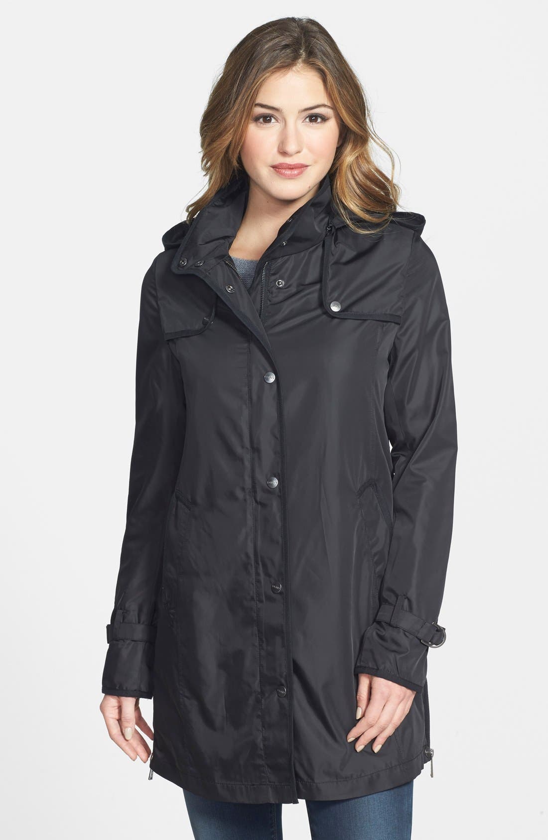 DKNY Waterproof Hooded Topper Nordstrom