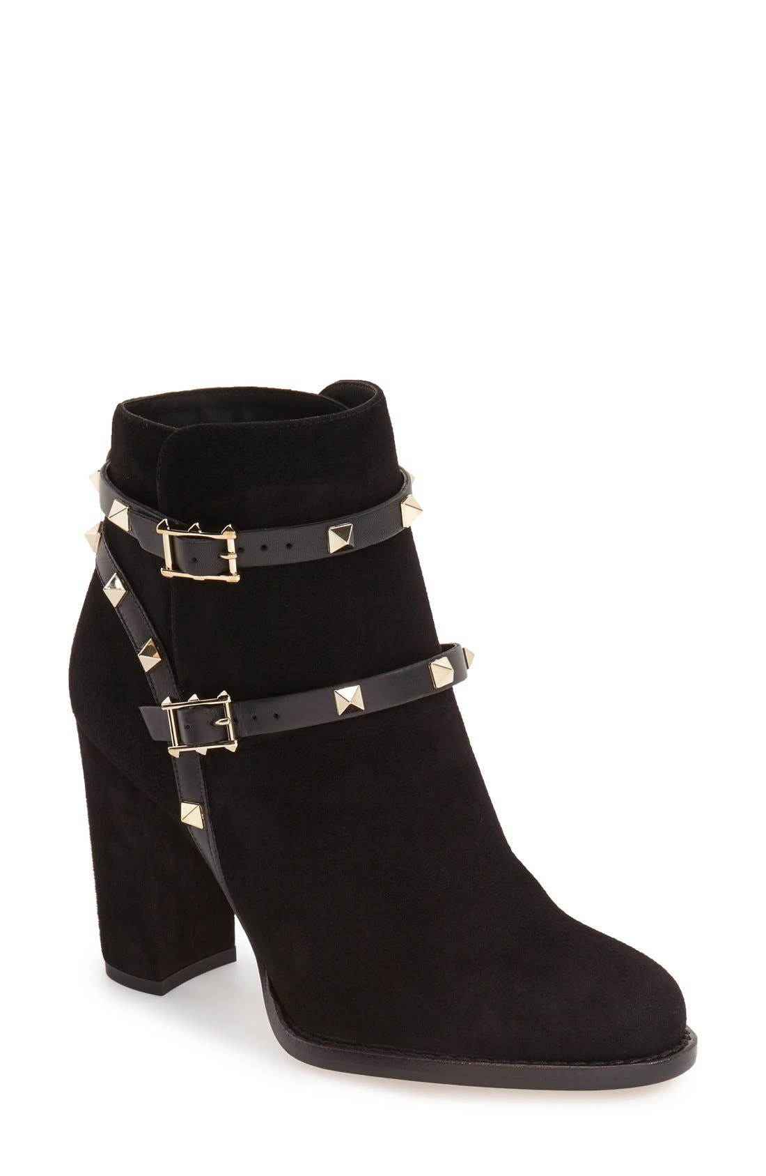 valentino rockstud bootie