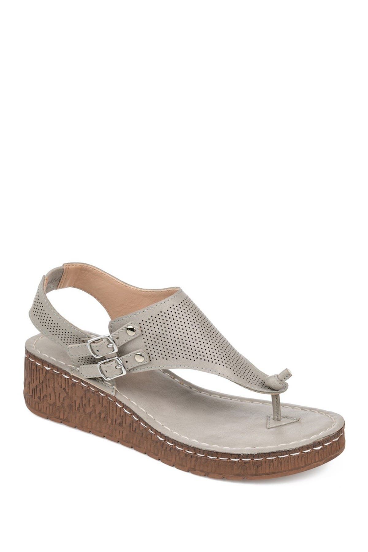 journee collection trinity espadrille platform sandal