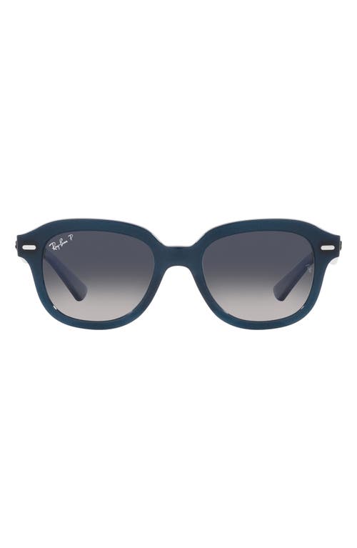 Ray-Ban Erik 53mm Gradient Polarized Square Sunglasses in Blue Gradient at Nordstrom
