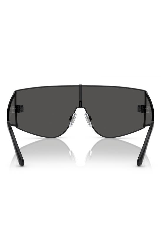 Shop Dolce & Gabbana Shield Sunglasses In Black