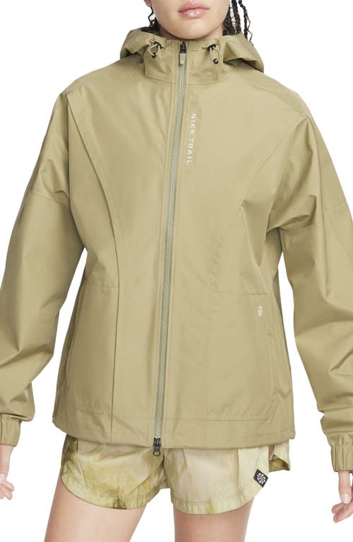 Shop Nike Gore-tex® Infinium™ Packable Trail Running Jacket In Neutral Olive/sea Glass