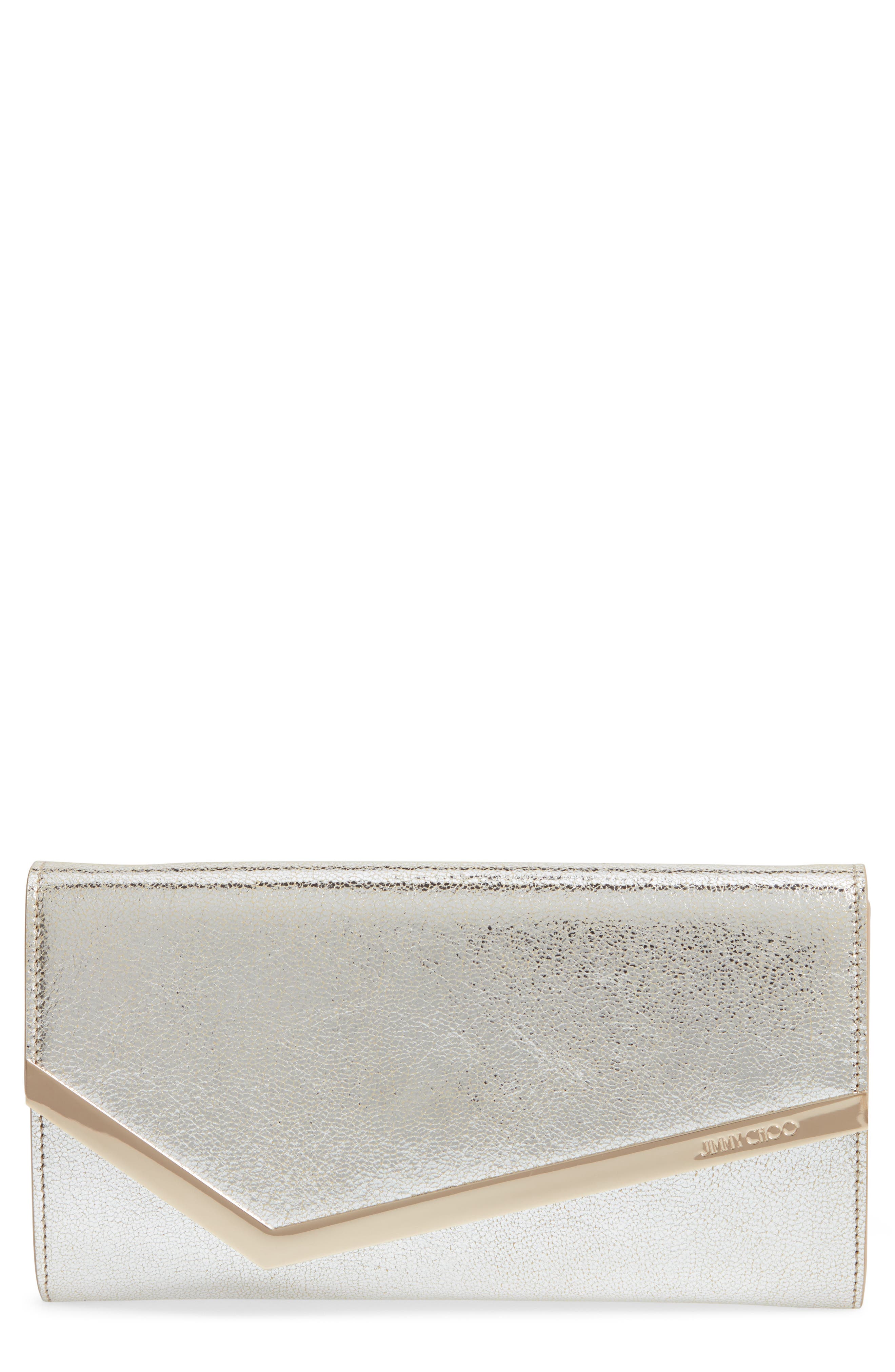 jimmy choo champagne clutch