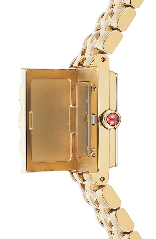 Shop Ferragamo Secret Bracelet Watch, 18.5mm X 30mm In Ip Yellow Gold