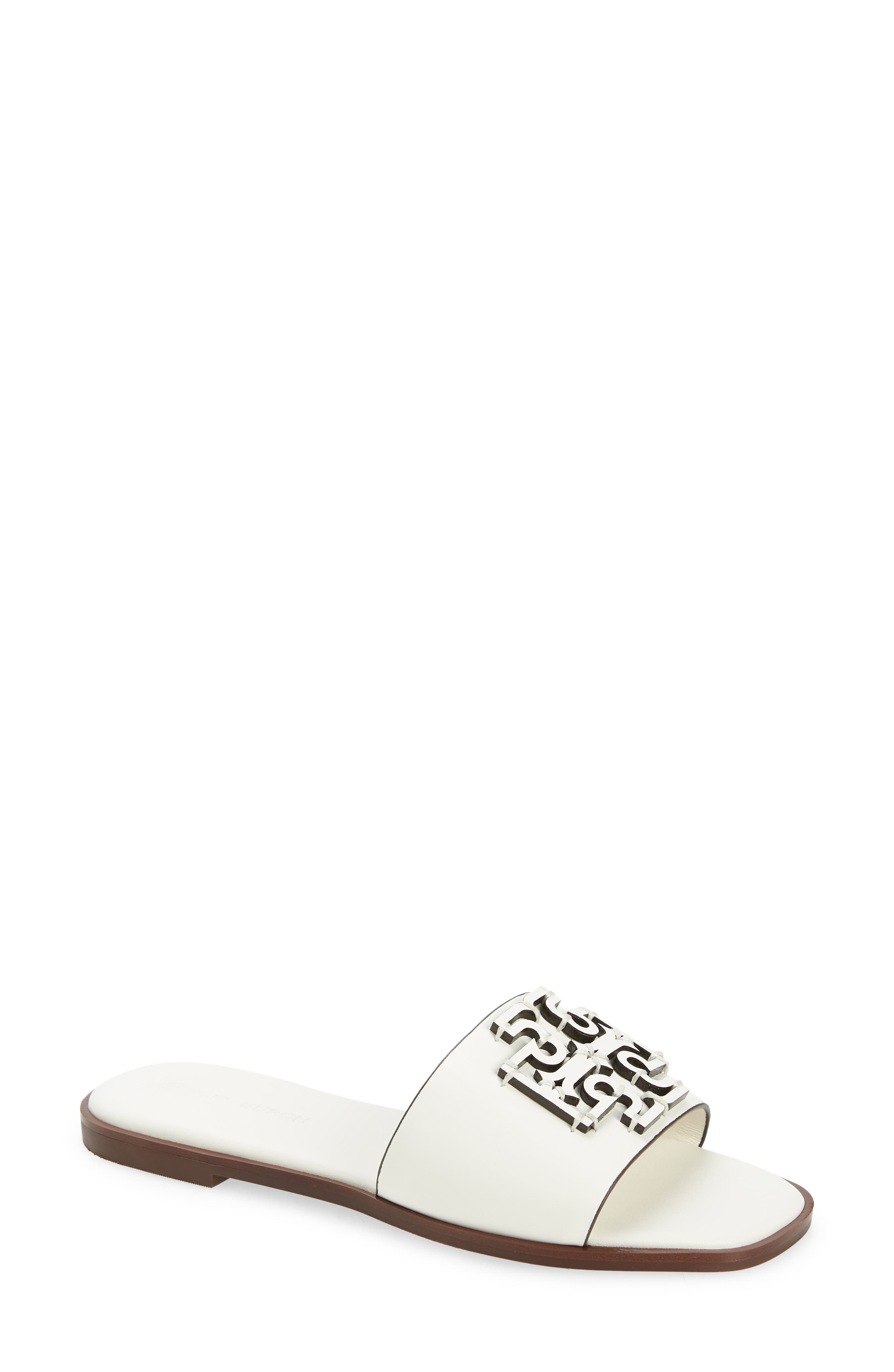 women's ines logo slide sandals