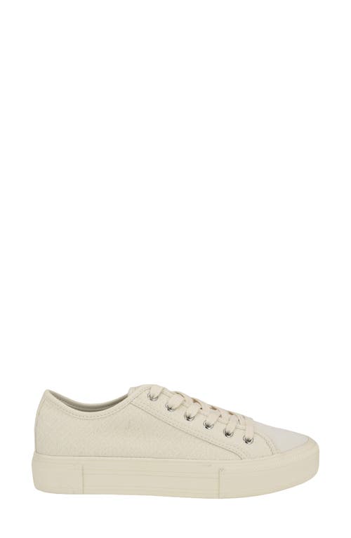 Tommy Hilfiger Logo Jacquard Sneaker In Ivory