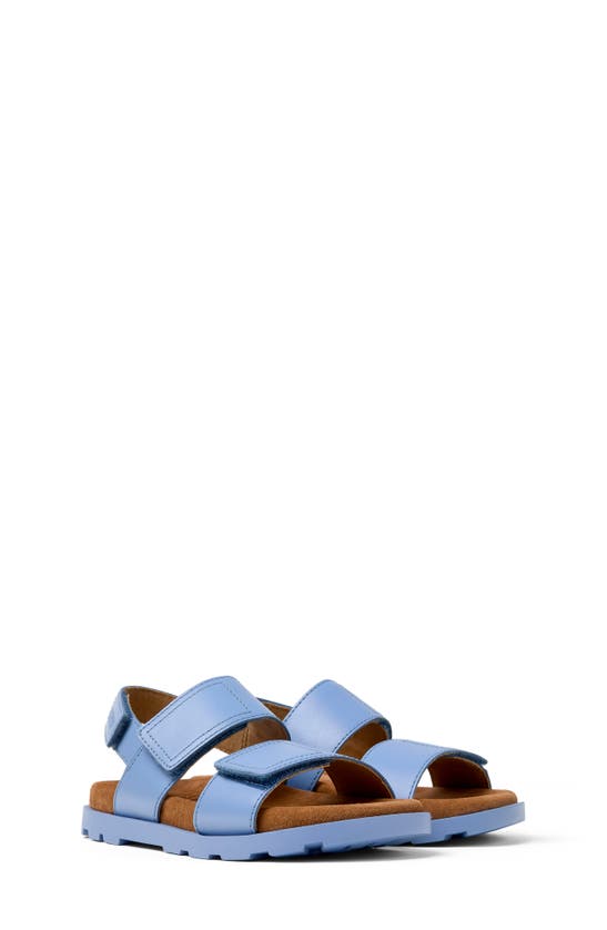 Shop Camper Kids' Brutus Slide Sandal In Medium Blue