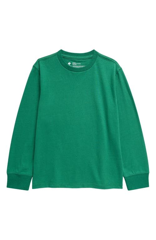 Tucker + Tate Kids' Core Long Sleeve T-Shirt in Green Fir 