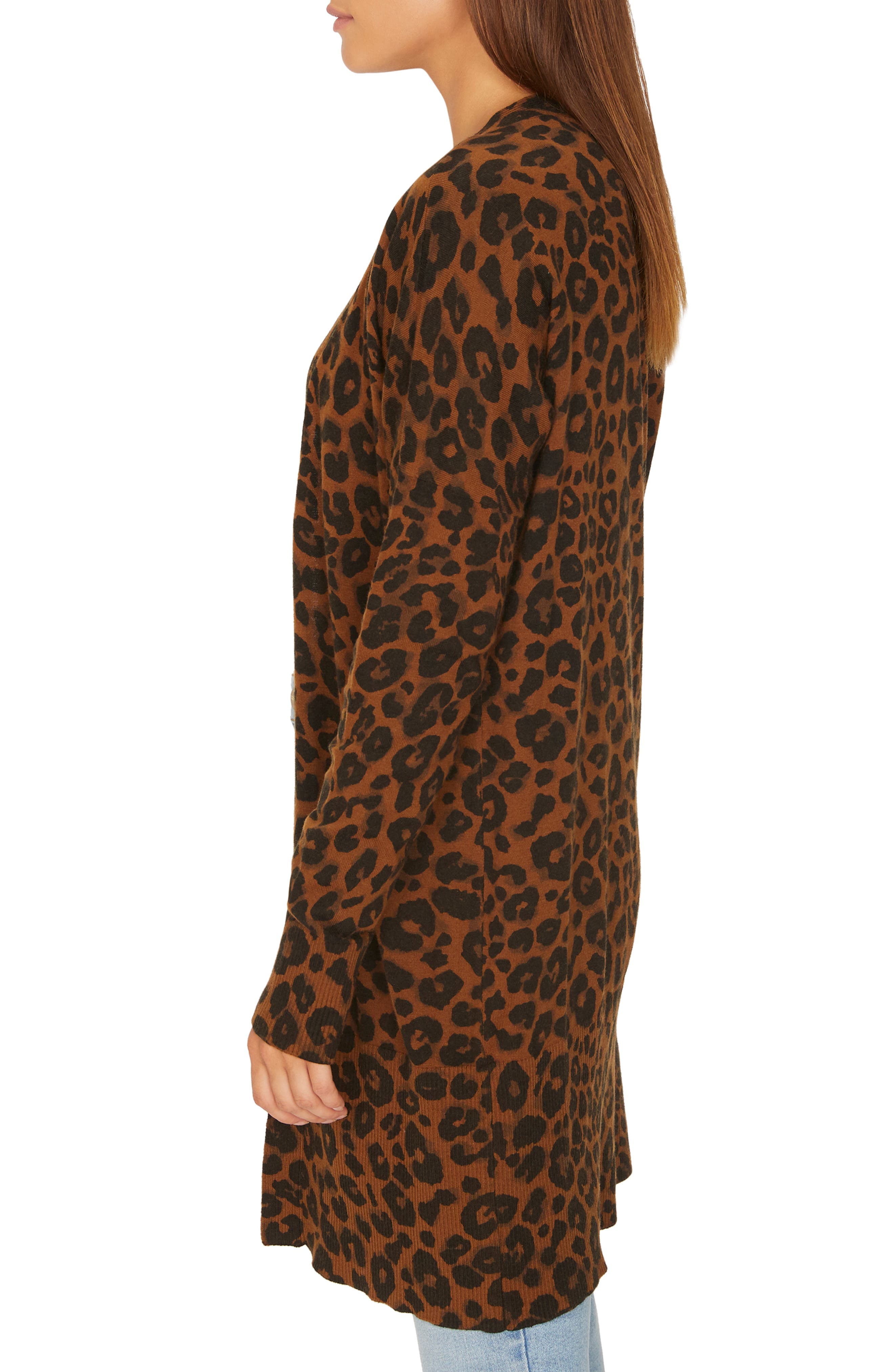sanctuary leopard print cardigan