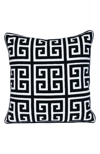 Parkland Collection Adora Square Throw Pillow In Black