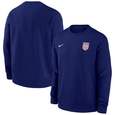 Men's Nike Navy USMNT Club Pullover Sweatshirt