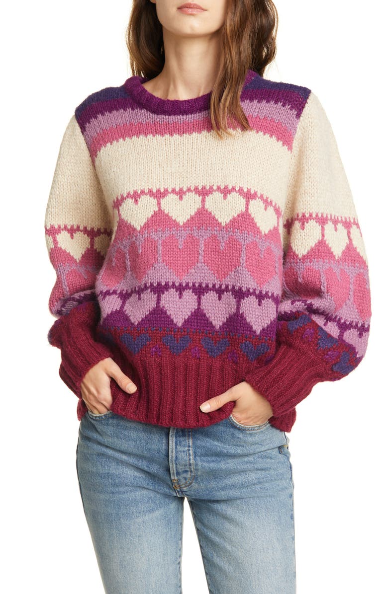 Balloon sleeve sweater knitting pattern free