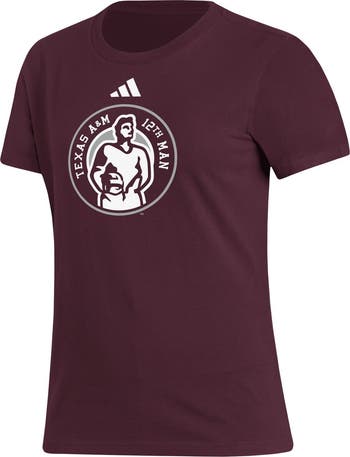 adidas Women s adidas Maroon Texas A M Aggies 12th Man Fresh T