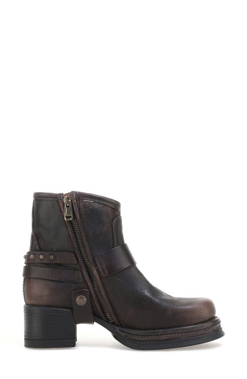 As98 A.s.98 Carter Moto Boot In Brushed Mocha