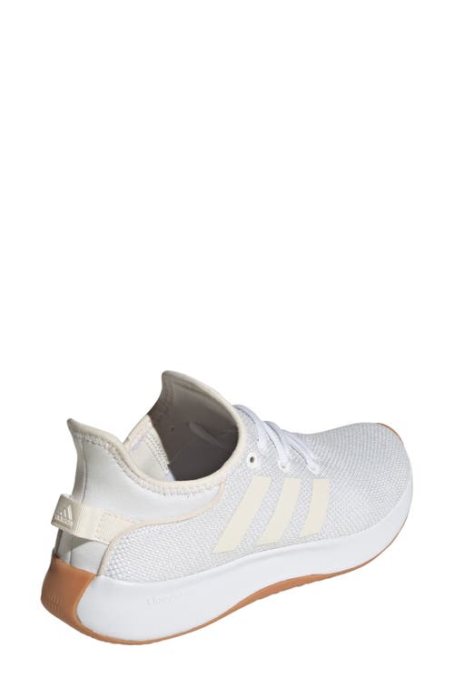 Adidas Originals Adidas Cloadfoam Pure Running Shoe In White/white/zero Metallic