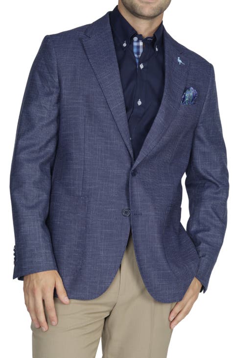 Two-Tone Textured Twill Sportcoat (Short, Regular & Long)