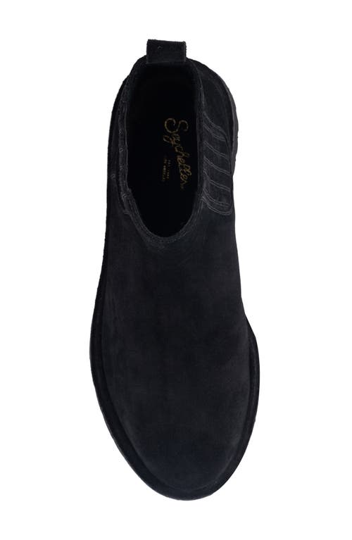 Seychelles Cashew Platform Chelsea Boot In Black