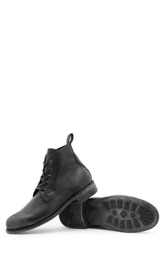 Shop John Varvatos Moto Lace-up Boot In Licorice