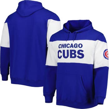 Chicago Cubs Mitchell & Ness Youth Head Coach Pullover Hoodie - Red/Royal