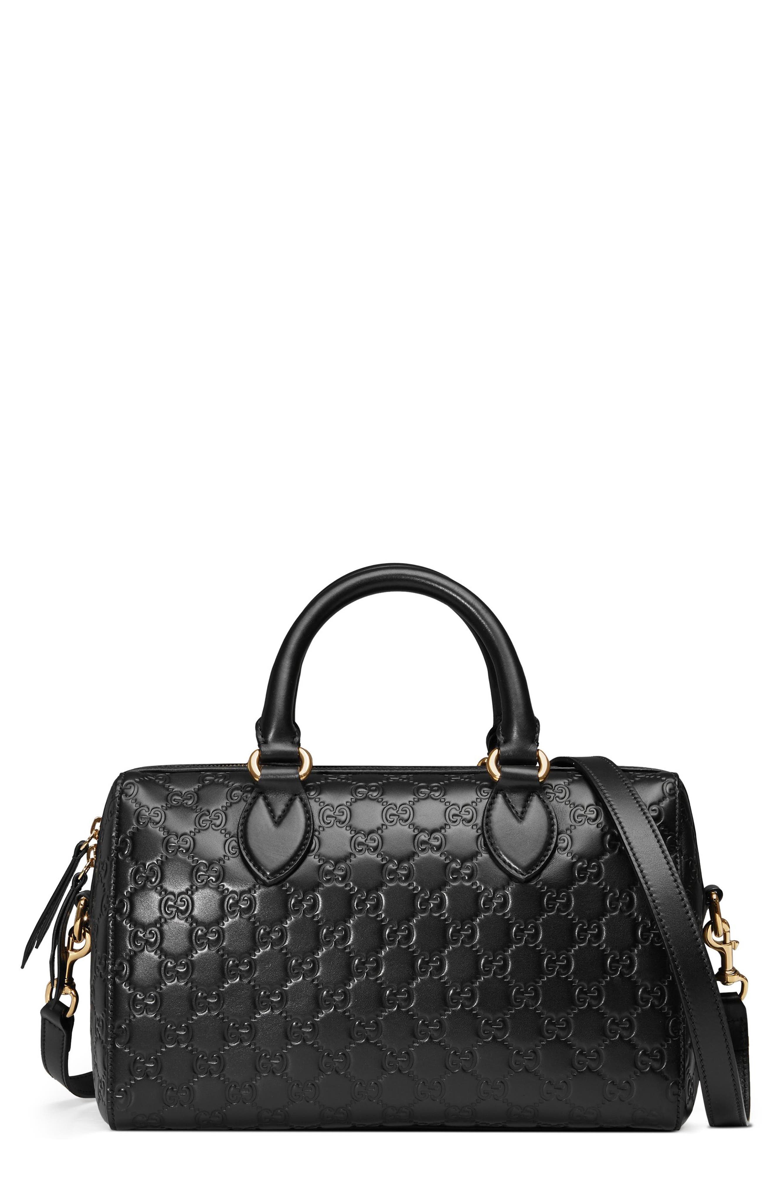 Gucci Medium Signature Top Handle Leather Satchel Nordstrom