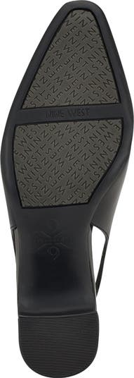 【NINE WEST】Sinead 9x9 ブロックヒール スリングバック Sinead 9x9 Block Heel Slingbacks – Nine West
