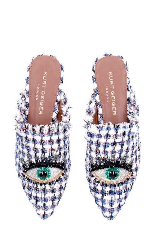 Kurt Geiger London Olive Eye Mule In White/oth