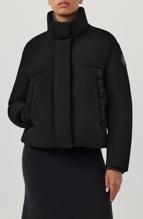 Shop Canada Goose Junction 750 Fill Power Down Puffer Jacket<br /> In Black