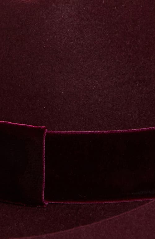 Gigi Burris Millinery Belle Felt Western Hat In Oxblood