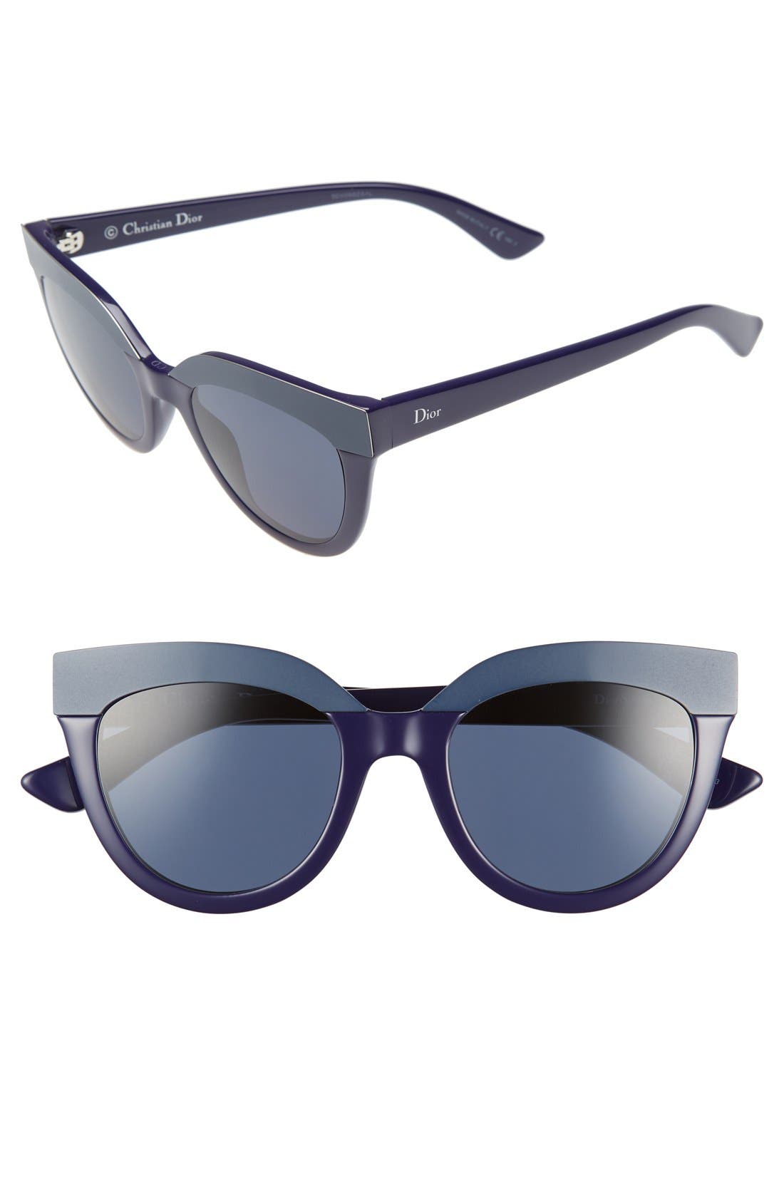 Dior Soft 1 51mm Cat Eye Sunglasses 