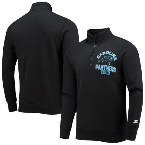 STARTER Men's Starter White/Black Carolina Panthers Thursday Night Gridiron  Raglan Half-Zip Hooded Jacket, Nordstrom