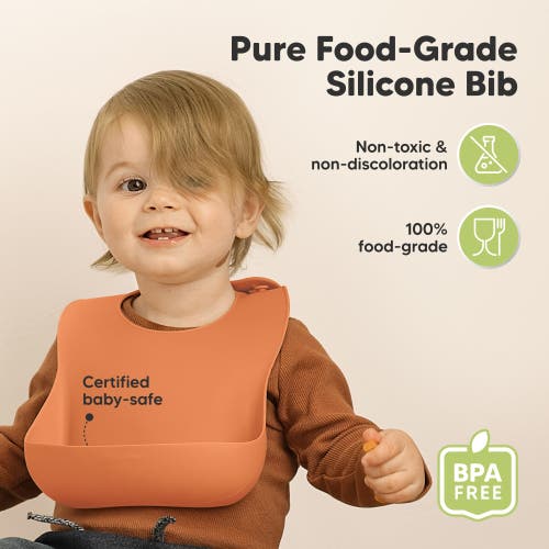 Shop Keababies Prep Silicone Bibs In Amaze