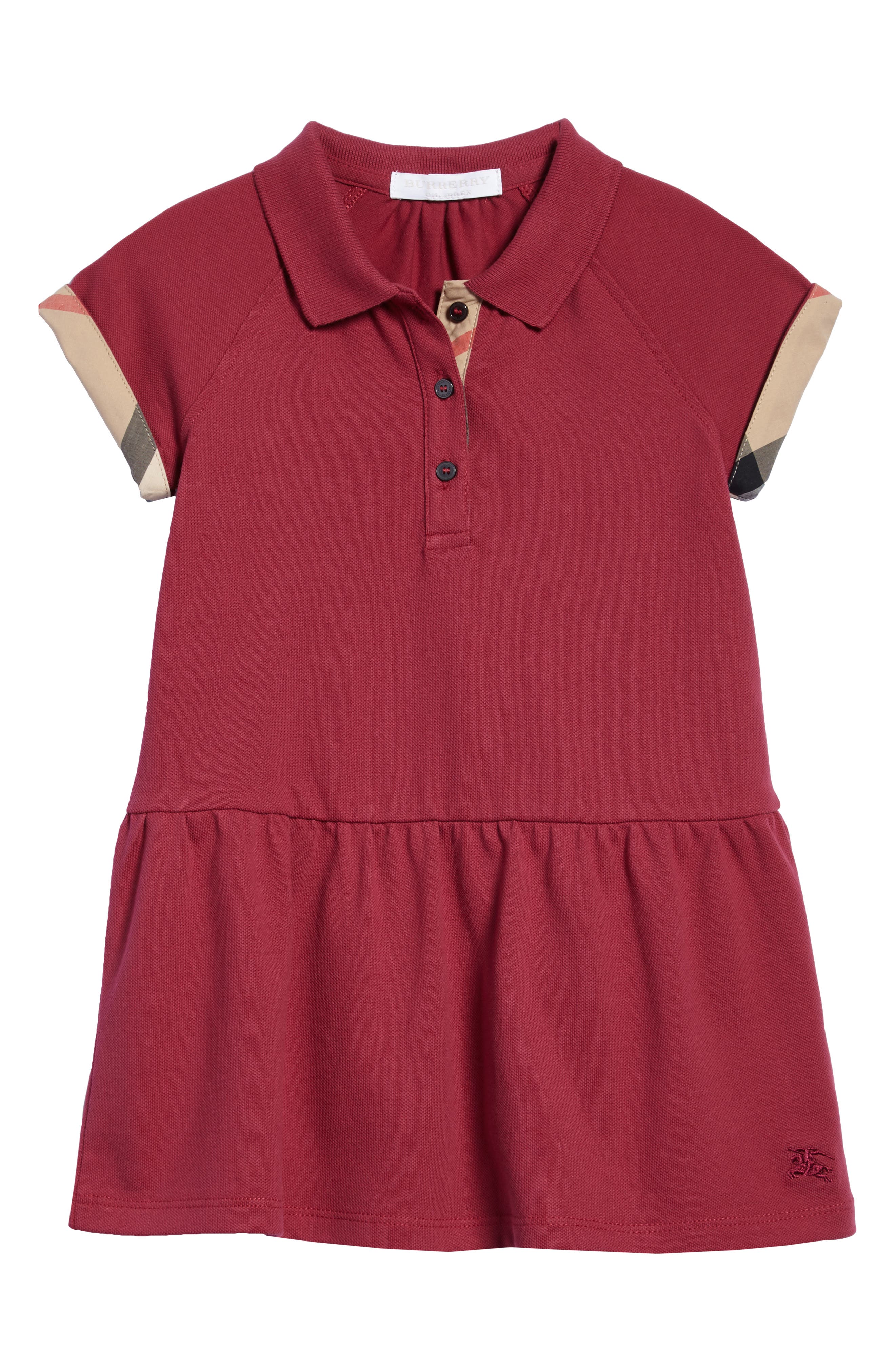 red polo dress for baby girl