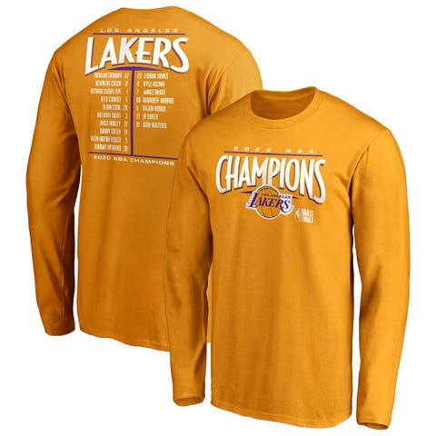 Men's Fanatics Branded Gold Los Angeles Lakers Stadium T-Shirt