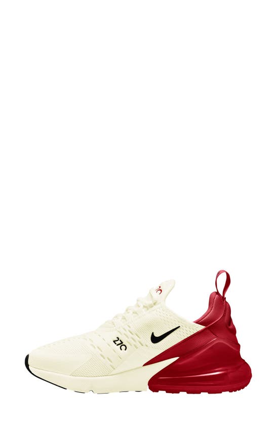 Shop Nike Air Max 270 Sneaker In Gym Red/ Sail-black