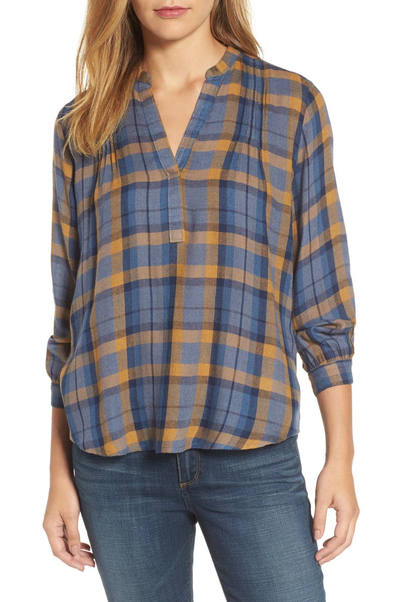 Lucky Brand Plaid Top | Nordstrom