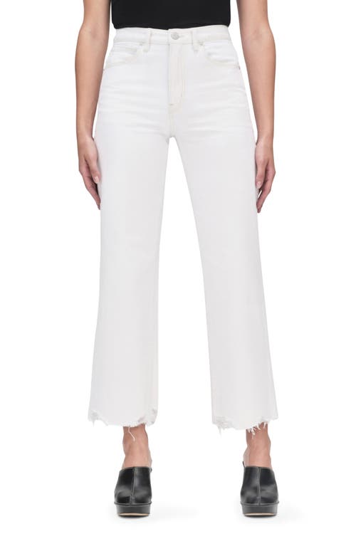 FRAME Relaxed Fit Straight Leg Crop Jeans White Modern Chew at Nordstrom,