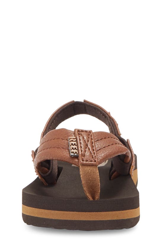 Reef Kids' Little Ahi Flip Flop In Brown