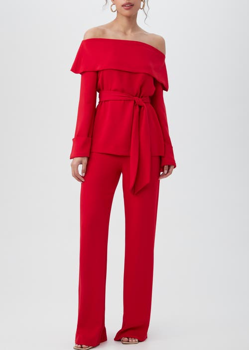 Shop Trina Turk Tavia Pant In Red Spark