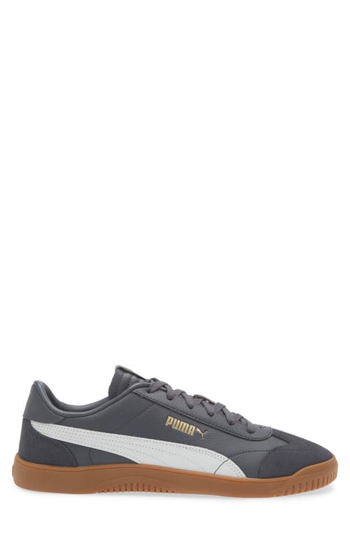 Puma Club 5v5 Sneaker In Galactic Gray-fther Gray-gold