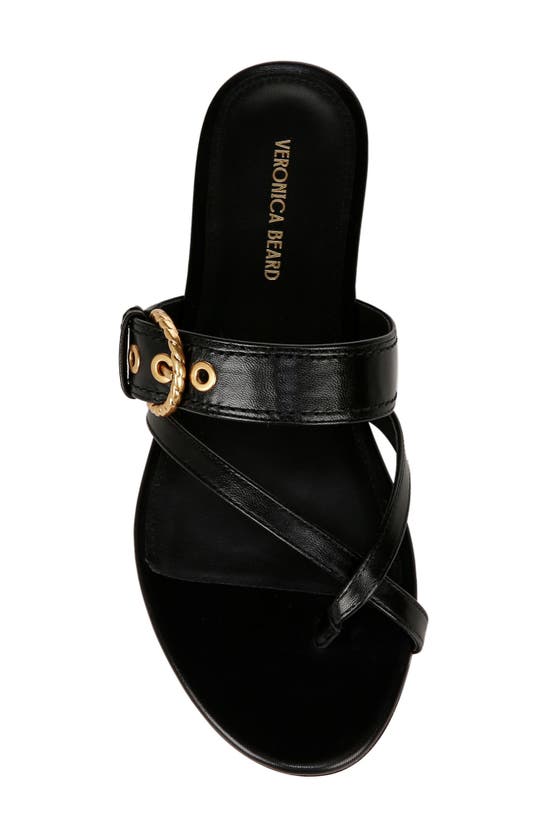 Shop Veronica Beard Salva Slide Sandal In Black