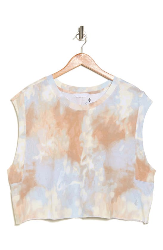Shop Fp Movement Inspire Sleeveless Crewneck Top In Pearlescent Combo