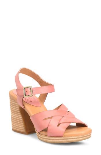 Shop Kork-ease ® Hutton Ankle Strap Platform Sandal In Orange F/g