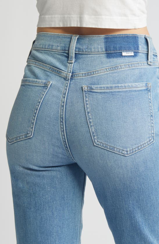 Shop Daze Daily Driver High Waist Crop Slim Fit Jeans In Clarity Vintage
