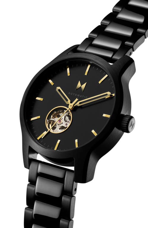 Mvmt Men's Classic Ii Automatic Ionic Plated Black Steel Watch 42mm In Black
