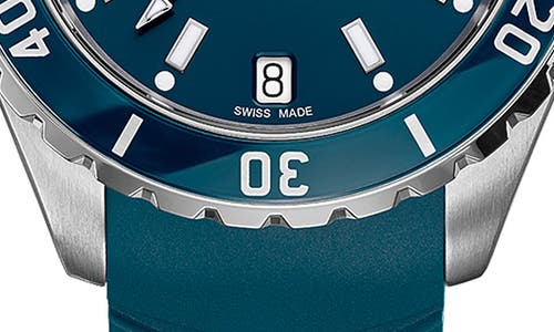 Balmain Watches Ophrys Rubber Strap Watch, 42.5mm In Stainless Steel