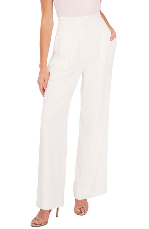 Women's White Wide-Leg Pants | Nordstrom