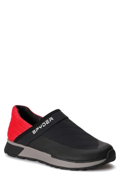 Spyder Maverick Slip-On Sneaker in Black/red at Nordstrom, Size 9